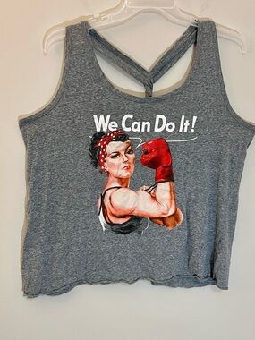 Rosie The Boxer Twist Tank XXL